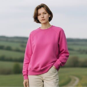 REI Crewneck Pullover Sweatshirt size large pink